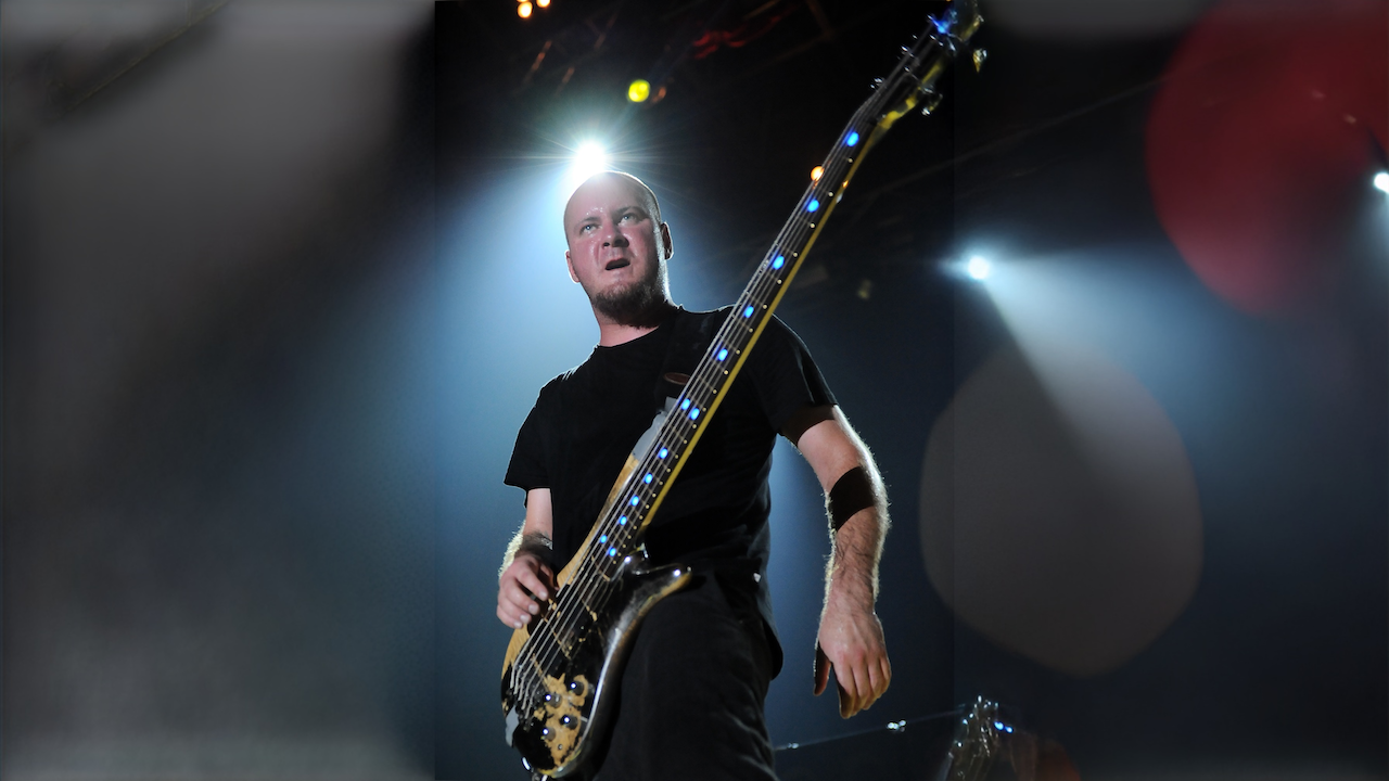 Sam Rivers of Limp Bizkit performs at Palasharp on June 14, 2009 in Milan, Italy.